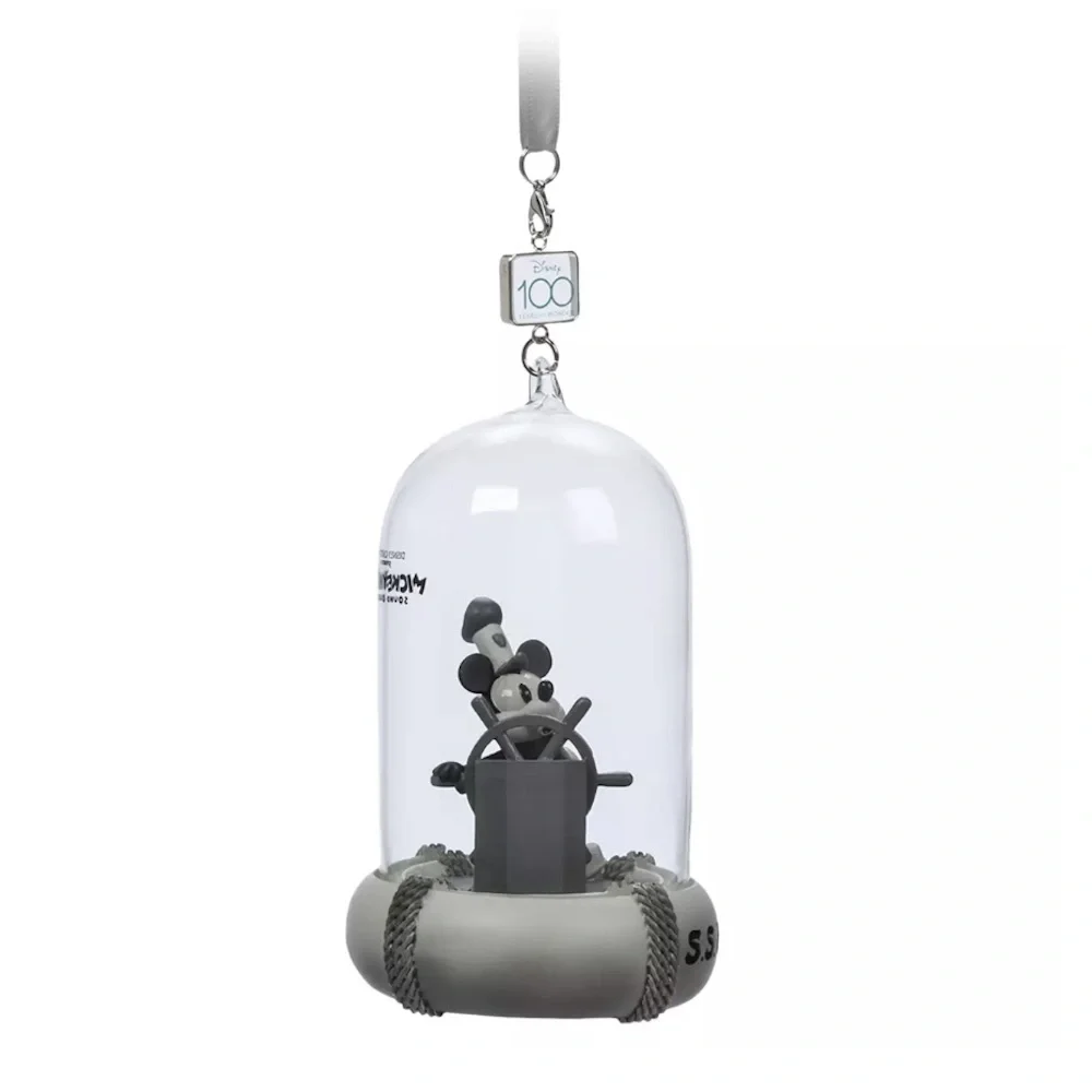 Disney 100 Steamboat Willie Light Up Sketchbook Christmas Ornament New with Tag